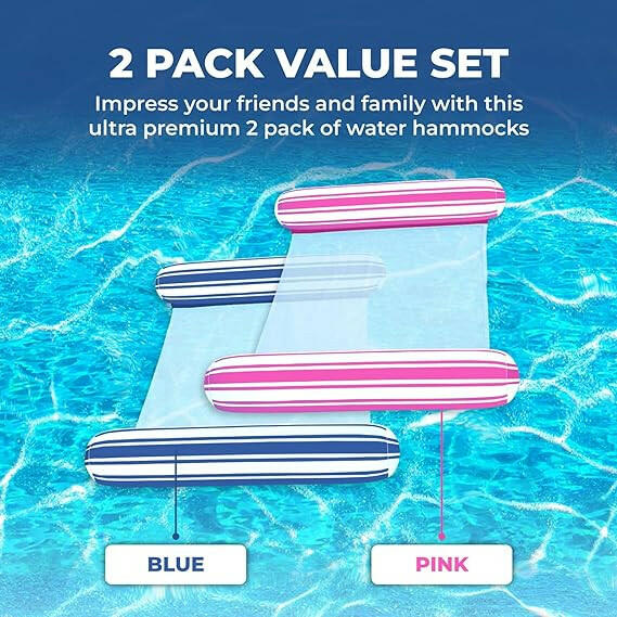 2 Pack inflate pool floats