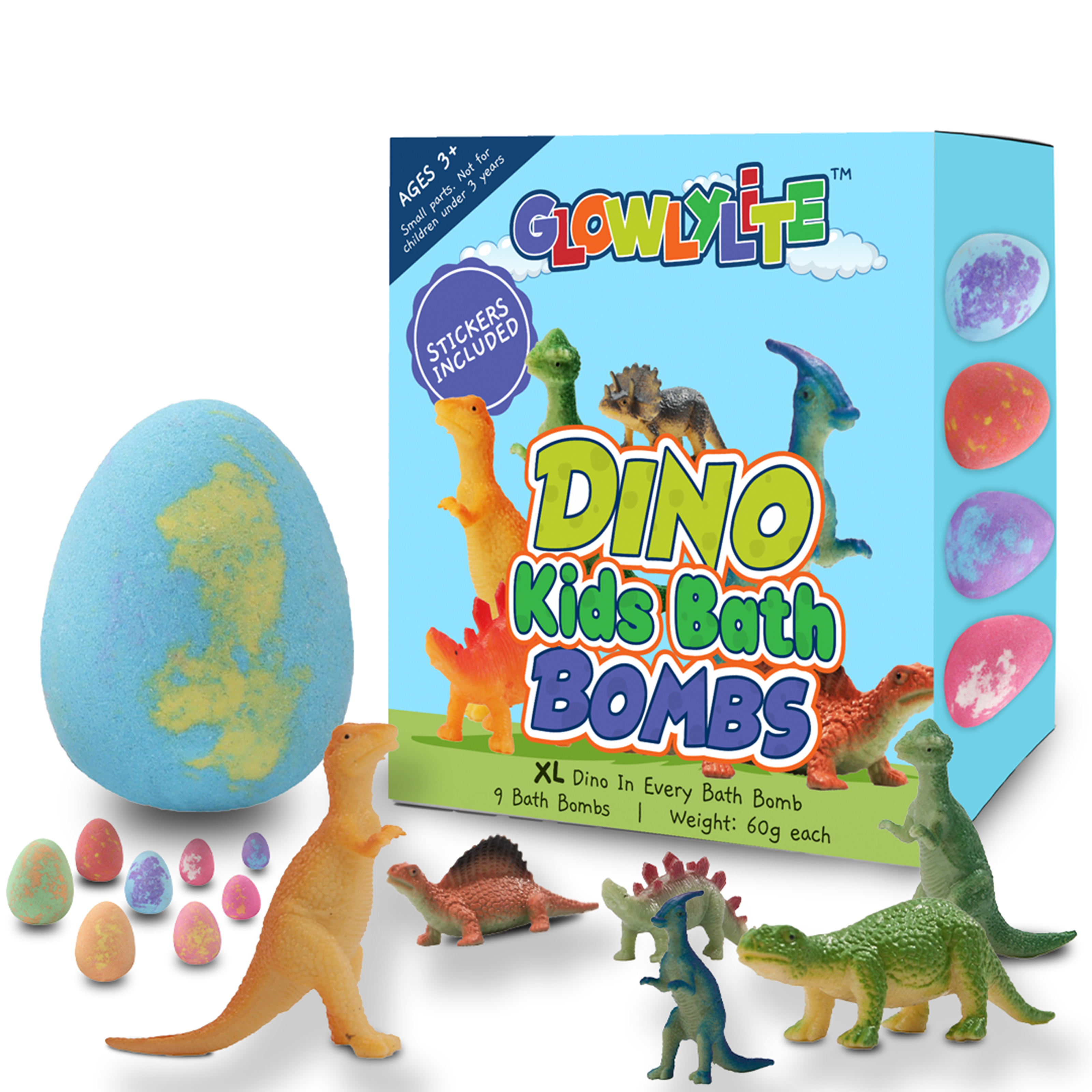 Dino Kids Bath Bombs