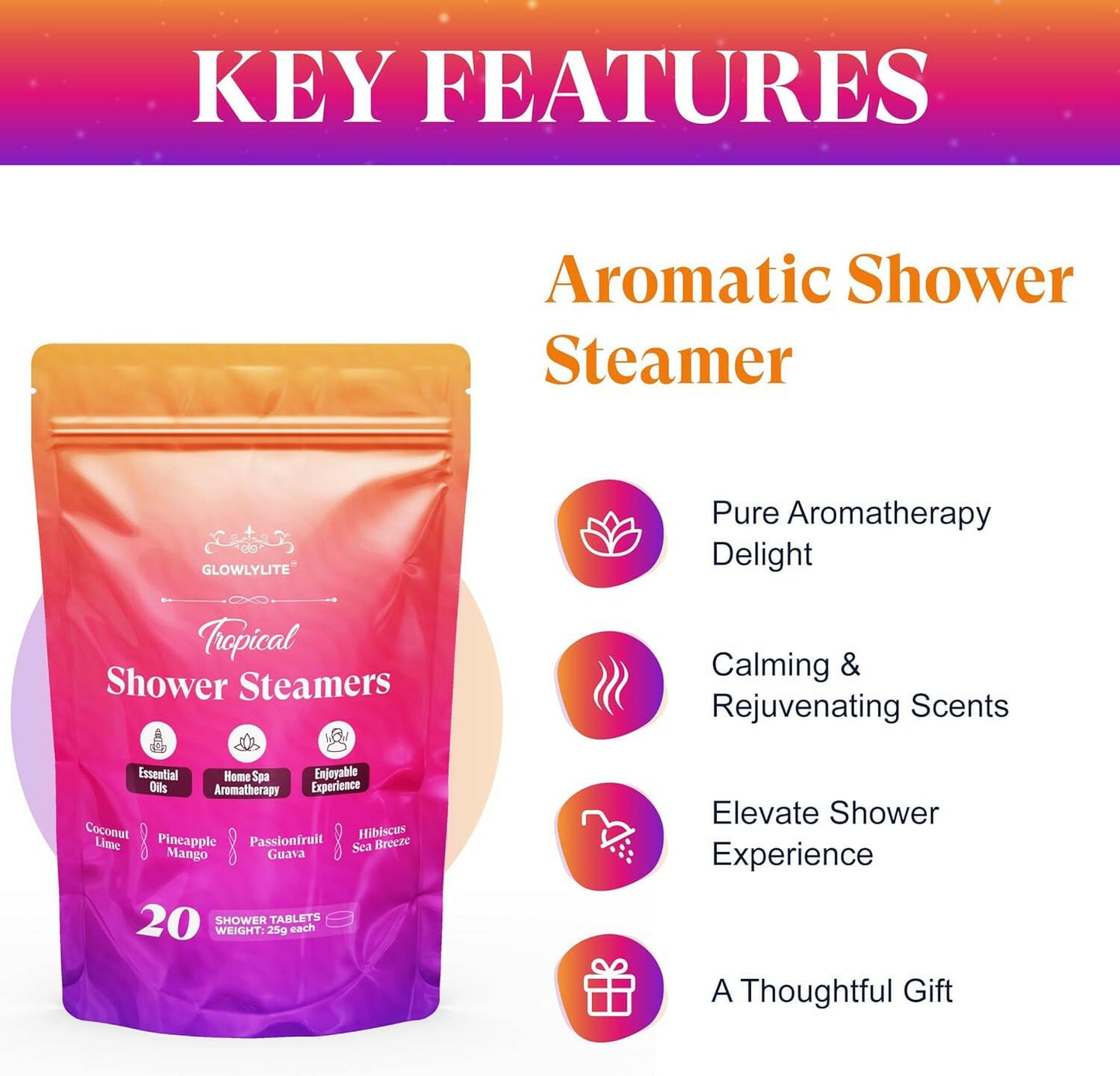 Tropical Shower Steamers